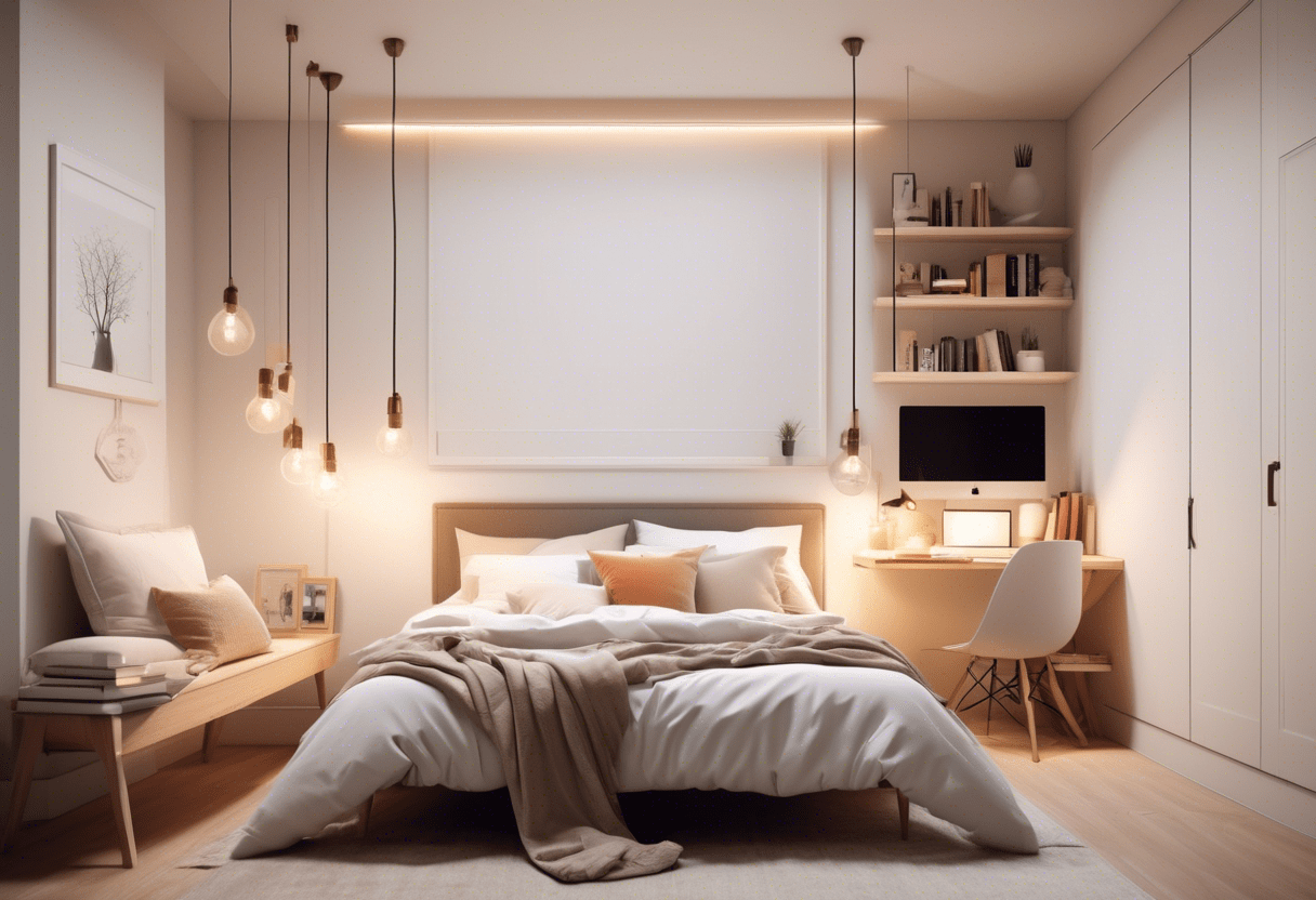 Como escolher iluminação para quarto de solteiro