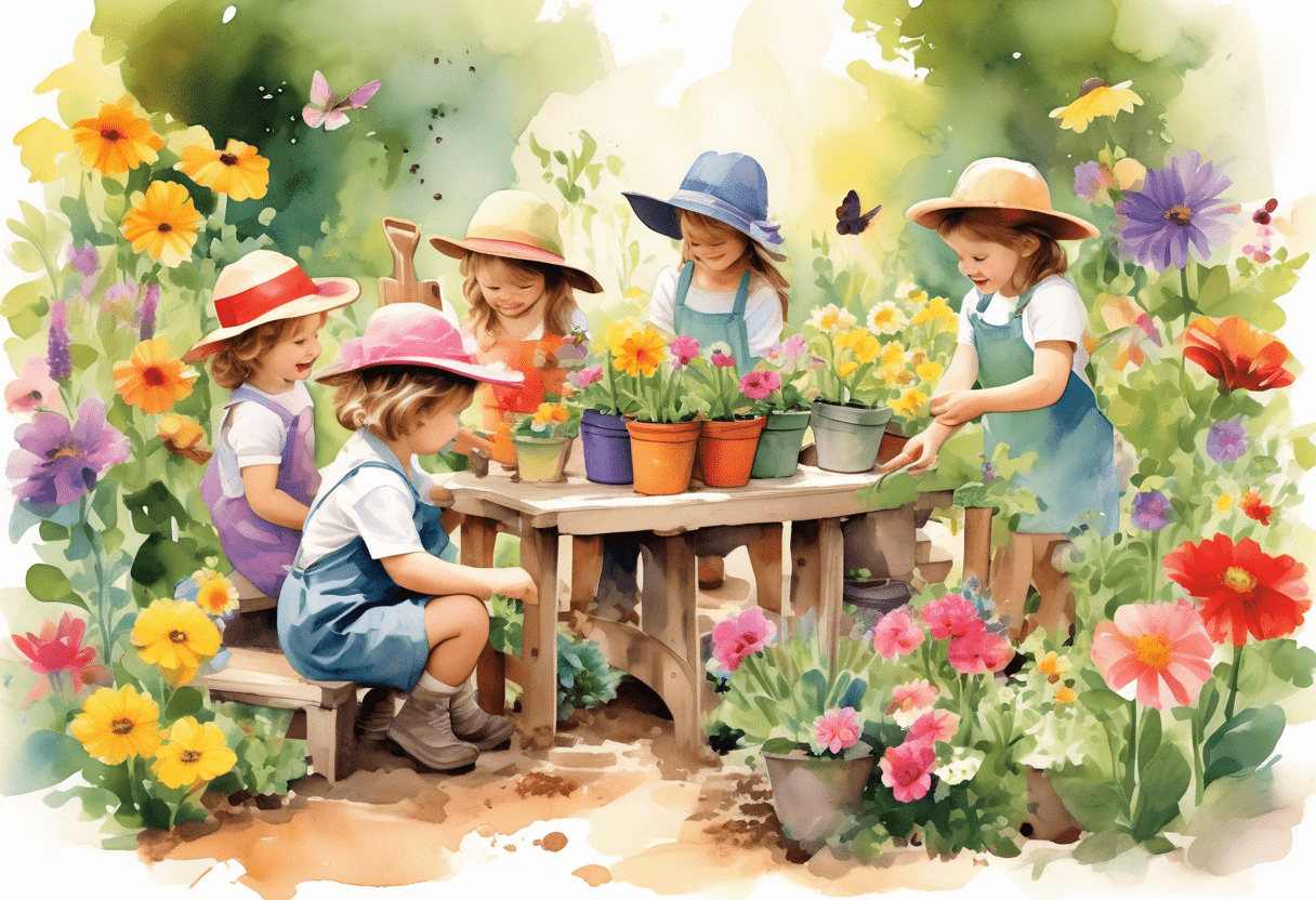 Jardinagem para crianças