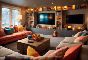 Como decorar uma sala de TV