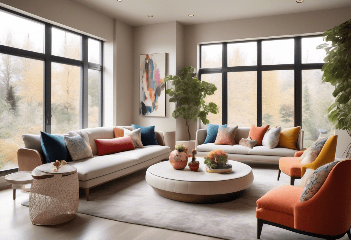 Como decorar uma sala de estar moderna
