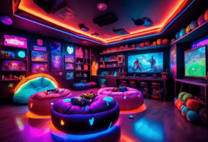 Como decorar uma sala de jogos