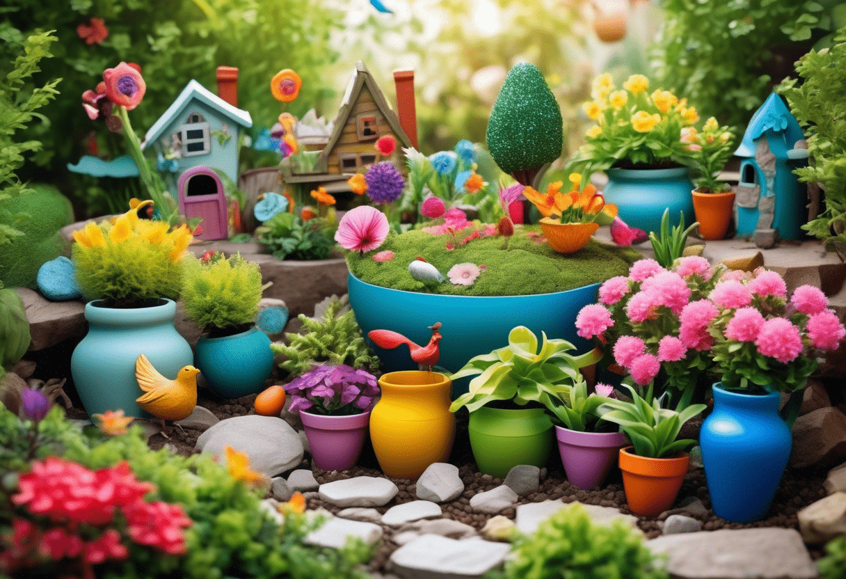 Como fazer um jardim com plantas artificiais