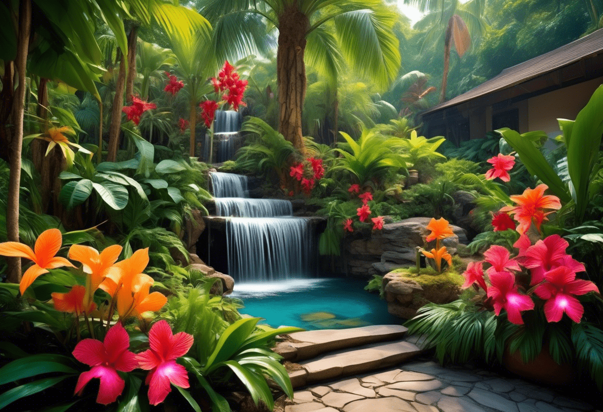 Como fazer um jardim com plantas tropicais