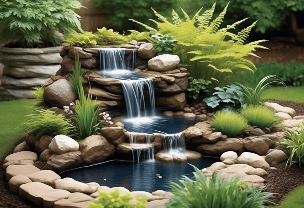 Como fazer um jardim de cascata? 5 Dicas - Almofadas da Flor
