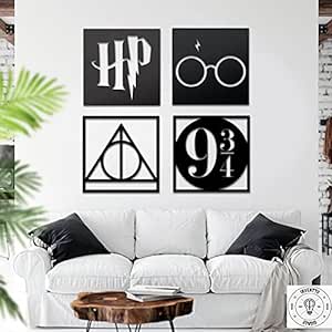 Kit 4 Quadros Decorativos Harry Potter: Vale Apena? Review