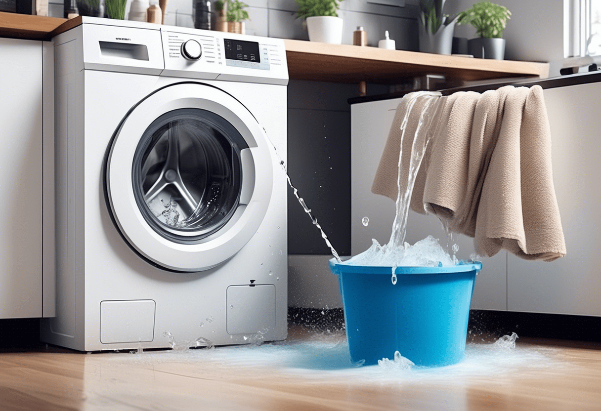 O que fazer se a máquina de lavar está vazando água