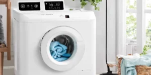 Existe máquina de lavar roupa portátil
