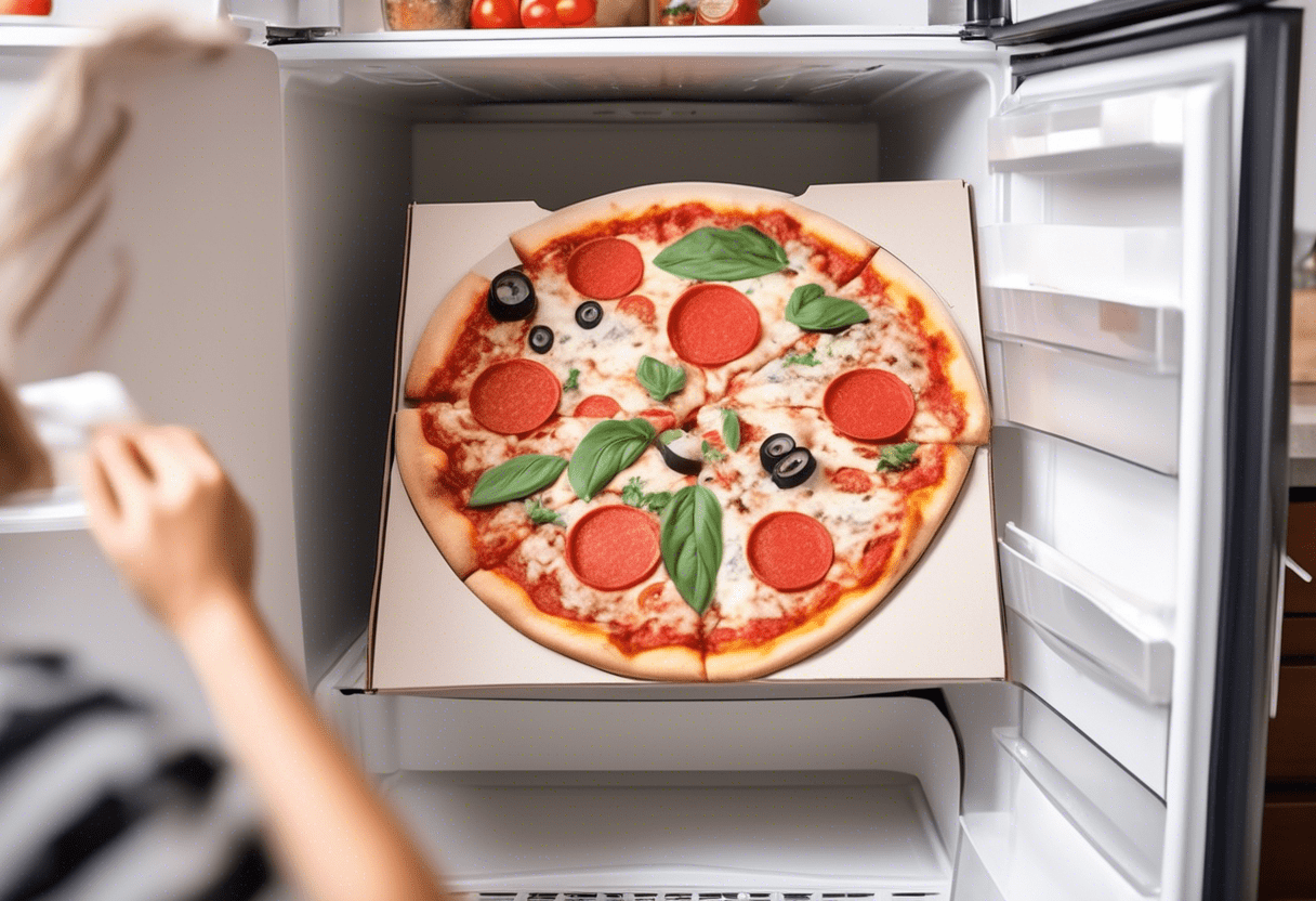 quanto tempo dura pizza na geladeira