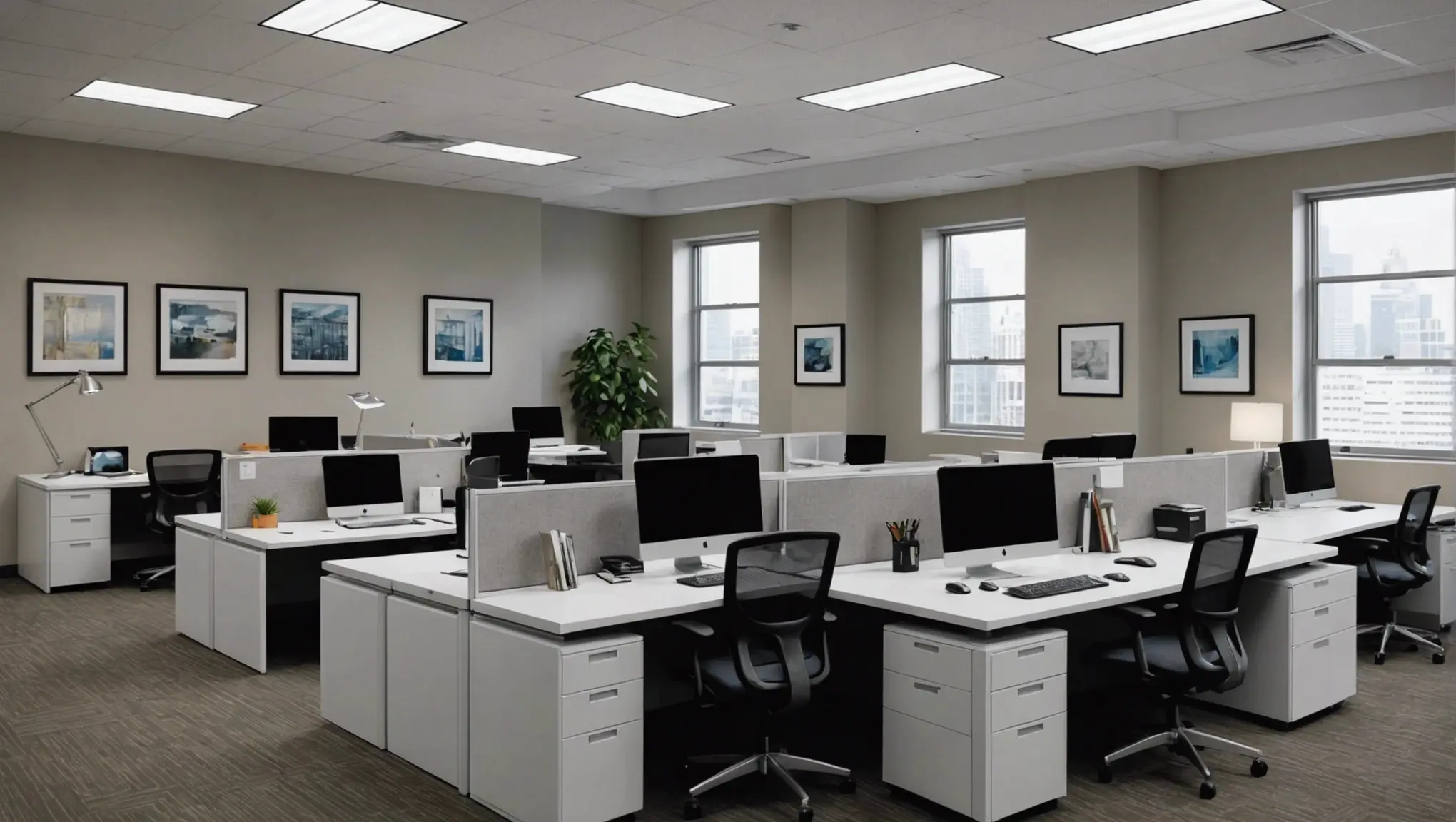 Qual a melhor iluminação para escritório?