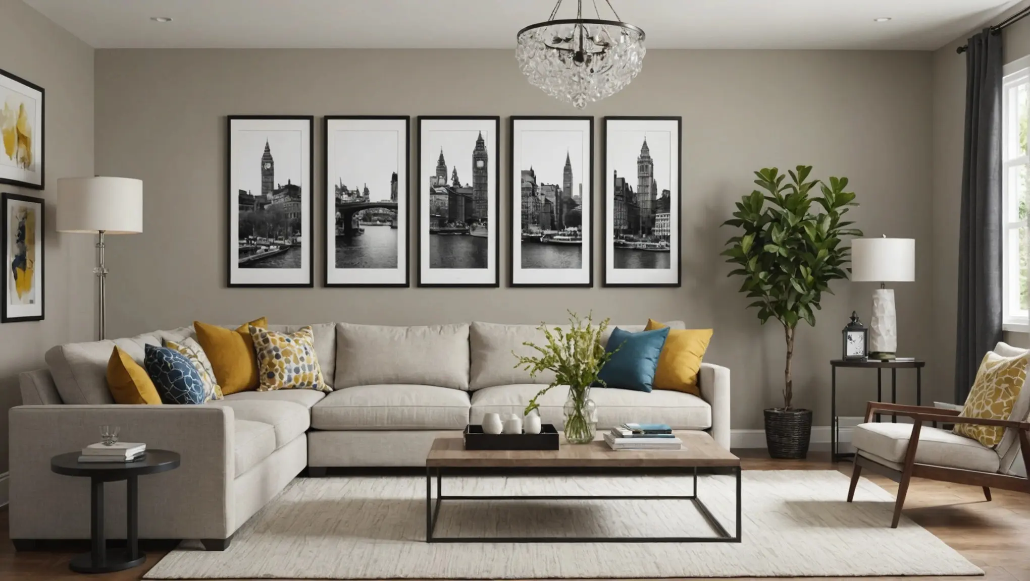 como decorar painel de sala
