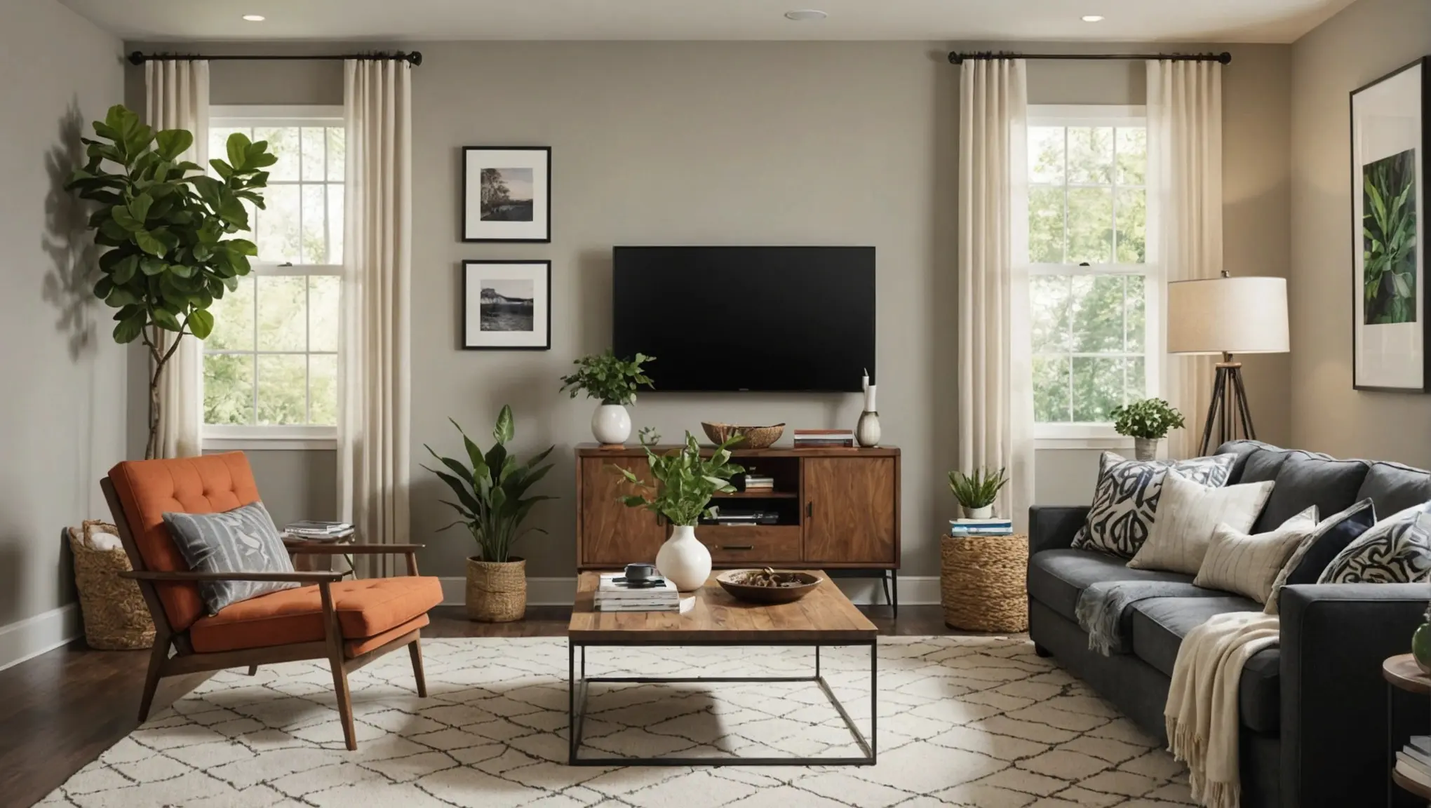 como decorar sala de tv