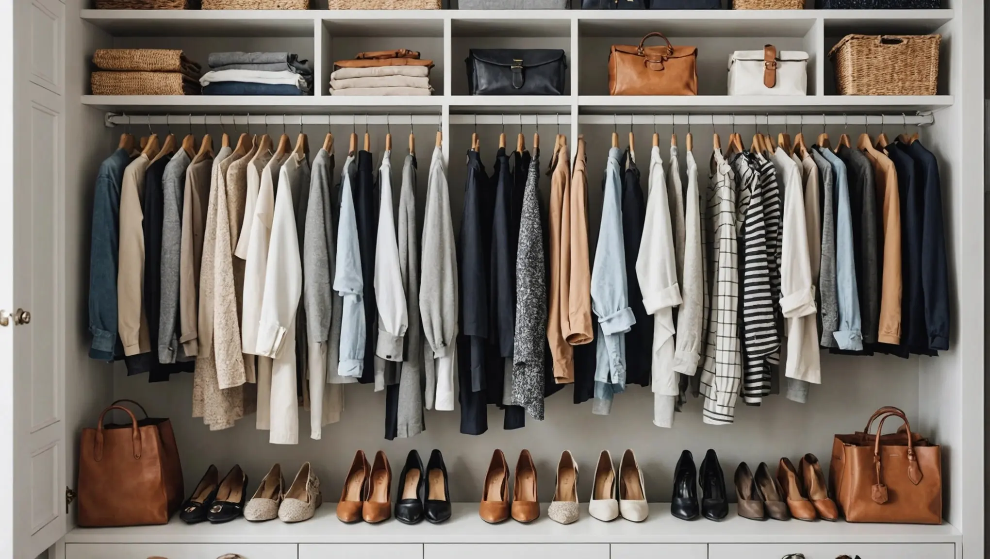 como organizar o guarda roupa