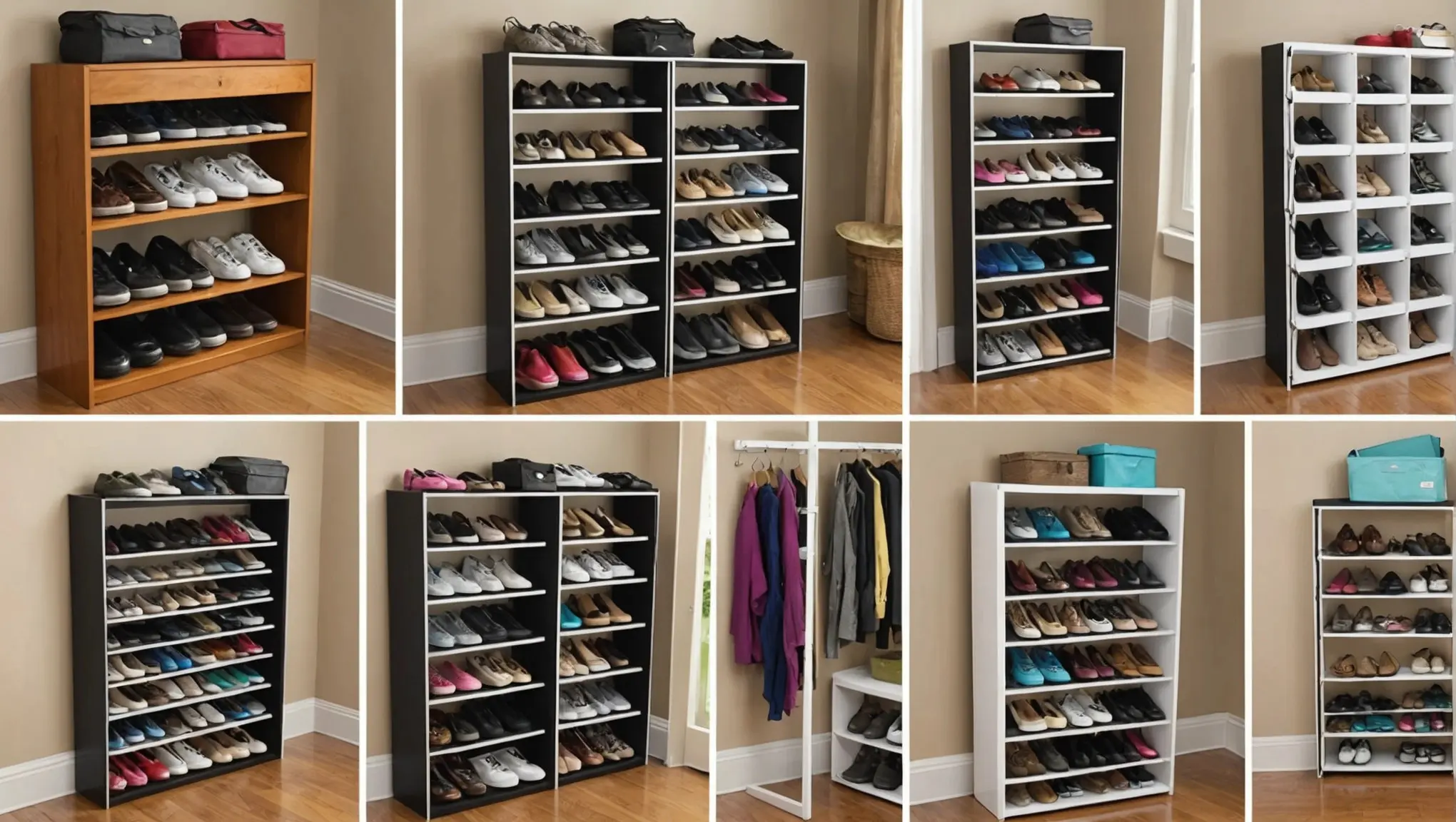como organizar sapatos