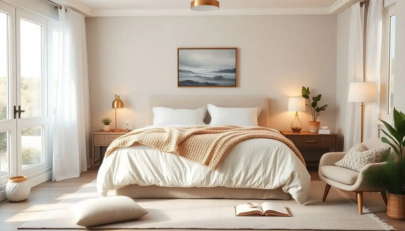 Quarto de casal aconchegante