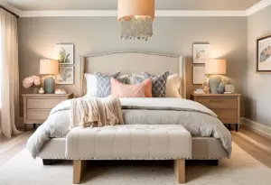 Quarto de casal com espaço para filhos