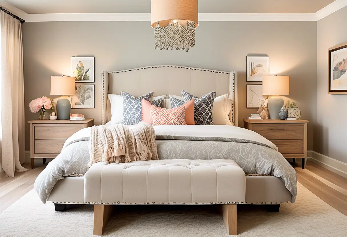 Quarto de casal com espaço para filhos