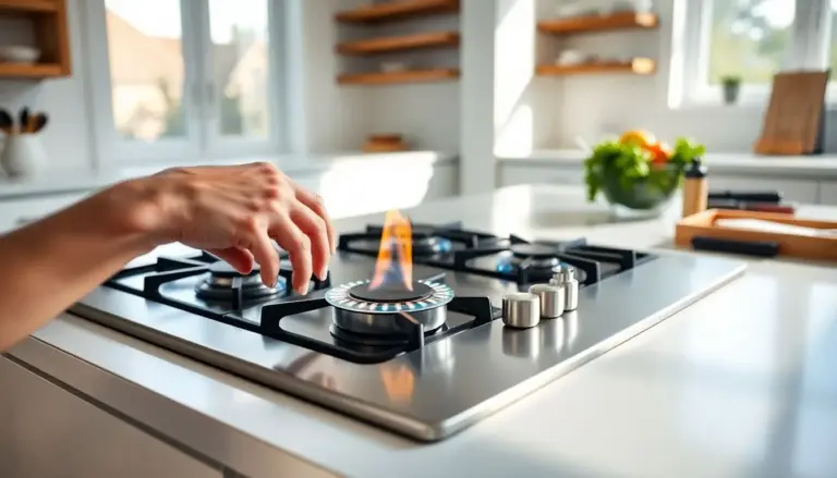 Como acender um fogão cooktop