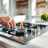 Como acender um fogão cooktop