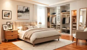 Quarto de casal com closet