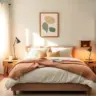 Quarto de casal decorado simples e barato
