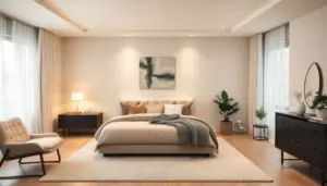 Quarto de casal moderno