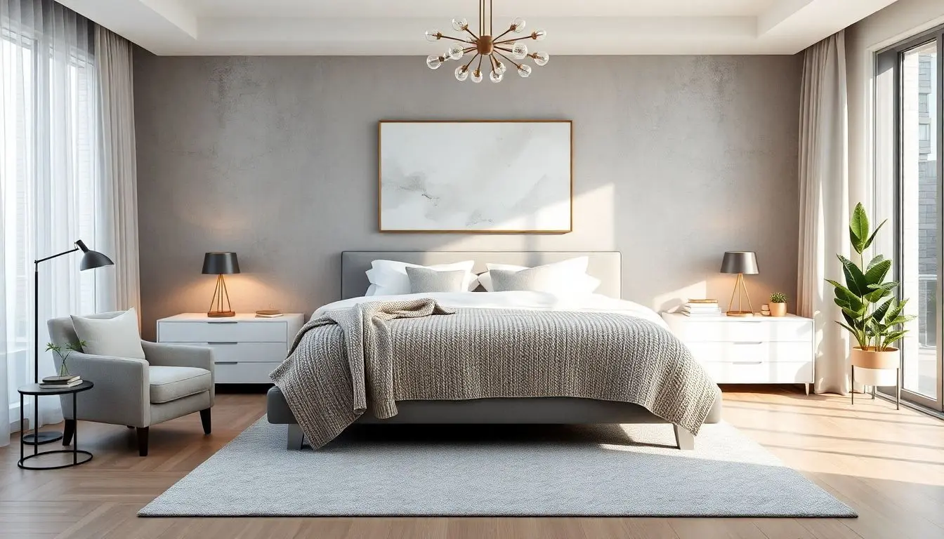Quarto de casal moderno