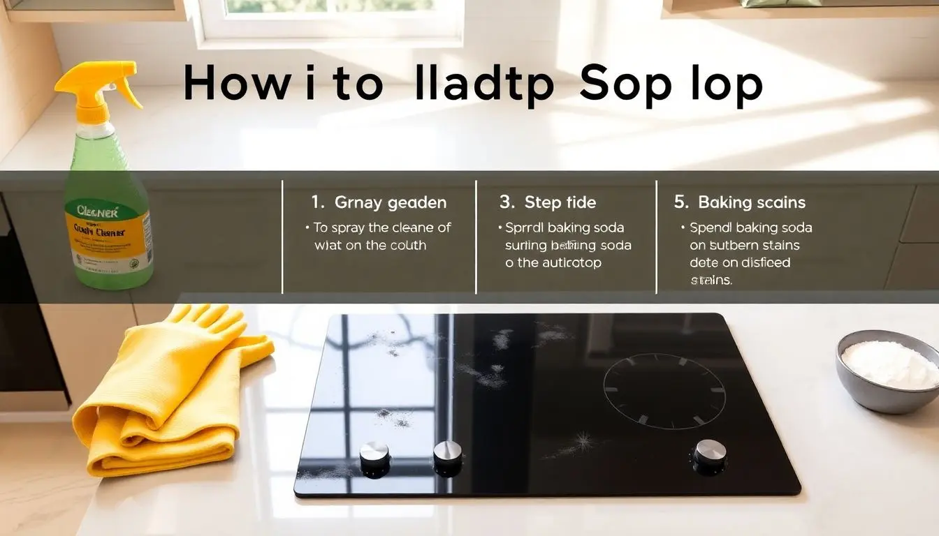 Como limpar um fogão cooktop