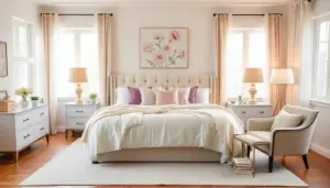 Quarto de casal feminino