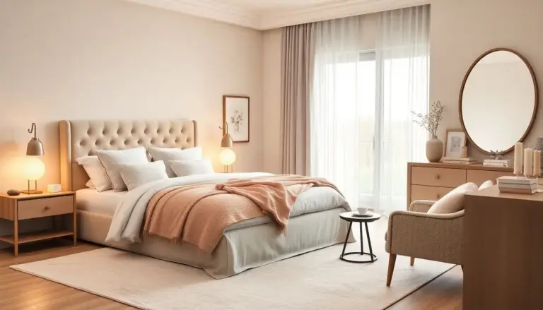 Quarto de casal neutro