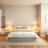 Quarto de casal com armário