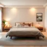 Quarto de casal com feng shui