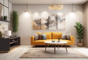 como escolher tamanho de tapete para sala